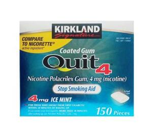 Kẹo cai thuốc lá Quit 4 Kirkland - 190 viên