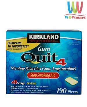 Kẹo cai thuốc lá Quit 4 Kirkland - 190 viên
