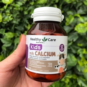 Kẹo Canxi Sữa Cho Bé – Calcium Milk Healthy Care 60 Viên