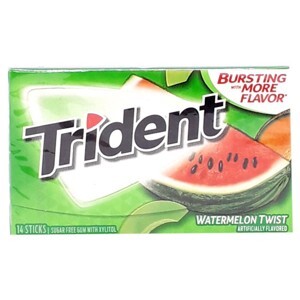 Kẹo cao su không đường Trident - 26.6g