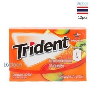 Kẹo cao su không đường Trident - 26.6g