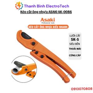 Kéo cắt ống nhựa PVC Asaki AK-0086