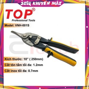 Kéo cắt tôn cao cấp lưỡi thẳng Top VNH-001S