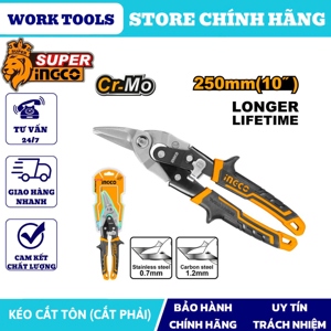 Kéo cắt tôn (cắt phải) Ingco HTSN2610R