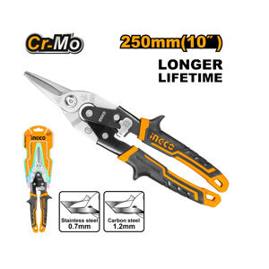 Kéo cắt tôn (cắt thẳng) Ingco HTSN2610S