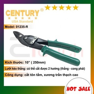 Kéo cắt tôn Century 01235-R, 10"