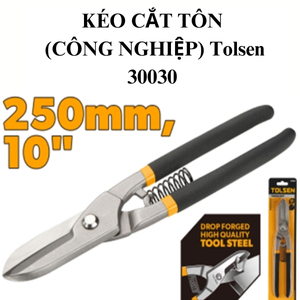 Kéo cắt tôn màu đen Tolsen 30030