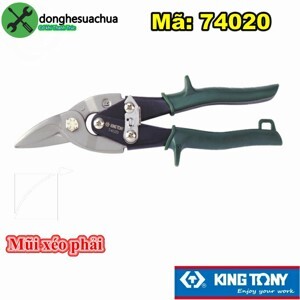 Kéo cắt tôn xanh phải Kingtony 74020