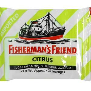 Kẹo Cay Con Tàu Fisherman's Friend Vị Bạc Hà Gói 25g