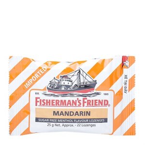 Kẹo Cay Con Tàu Fisherman's Friend Vị Quýt Gói 25g