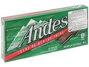 Kẹo Chocolate Andes nhân bạc hà - 132g