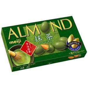 Kẹo Chocolate Meiji Almond Matcha 79g