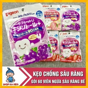 Kẹo chống sâu răng vị dâu Pigeon