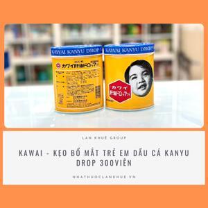 Kẹo dầu cá Kawai Kanyu Drop - 300 Viên