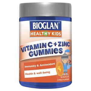 Kẹo dẻo bổ sung Vitamin C và kẽm Bioglan Kids Vitamin C + Zinc 70 viên