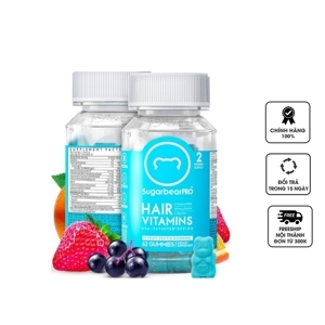 Kẹo dẻo bổ sung vitamin, kích thích mọc tóc SugarBear Hair