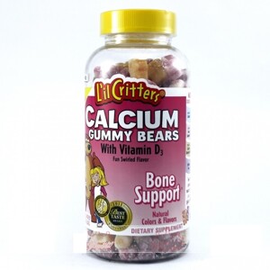 Kẹo dẻo Calcium Gummy Bears & Vitamin D - 200 viên