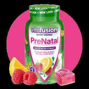 Kẹo dẻo cho phụ nữ mang thai Gummy Vitafusion PreNatal bổ sung DHA và khoáng chất - 90 viên