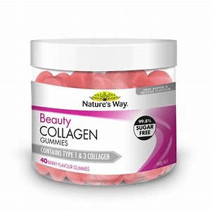 Kẹo dẻo chống lão hóa Nature’s Way Beauty Collagen 40 viên của Úc