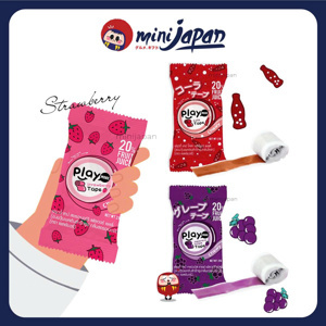 Kẹo dẻo cuộn vị dâu Play More gói 21g