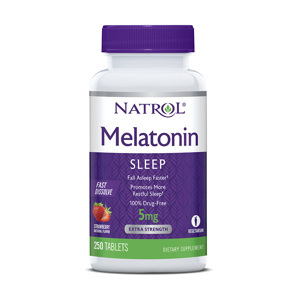 Kẹo dẻo giúp ngủ ngon Natrol Gummies Melatonin 5mg 250 viên