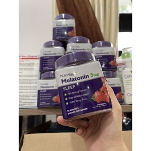 Kẹo dẻo giúp ngủ ngon Natrol Gummies Melatonin 5mg 90 viên