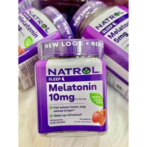 Kẹo dẻo giúp ngủ ngon Natrol Gummies Melatonin 10mg 90 viên