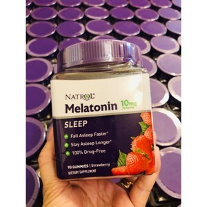 Kẹo dẻo giúp ngủ ngon Natrol Gummies Melatonin 10mg 90 viên