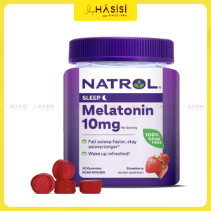 Kẹo dẻo giúp ngủ ngon Natrol Gummies Melatonin 5mg 90 viên