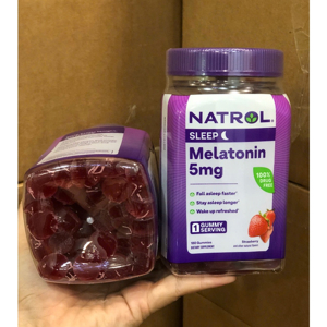 Kẹo dẻo giúp ngủ ngon Natrol Gummies Melatonin 5mg 180 viên