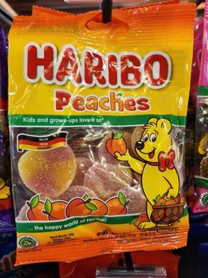 Kẹo dẻo Haribo Peaches 80g