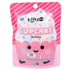 Kẹo dẻo hình bánh cupcake Play More gói 48g