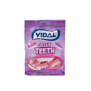 Kẹo dẻo hình hàm răng Vidal gói 100g