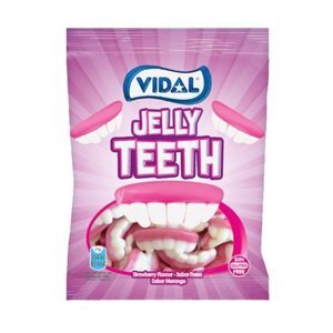 Kẹo dẻo hình hàm răng Vidal gói 100g