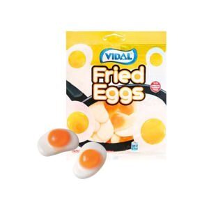 Kẹo dẻo hình trứng chiên Vidal gói 100g