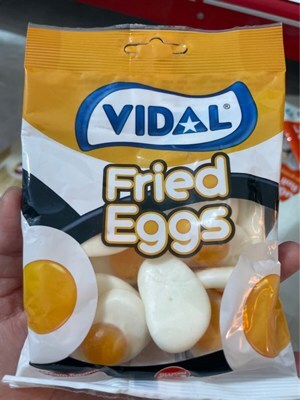 Kẹo dẻo hình trứng chiên Vidal gói 100g