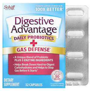 Kẹo dẻo hỗ trợ tiêu hóa Schiff Digestive Advantage Probiotic