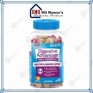 Kẹo dẻo hỗ trợ tiêu hóa Schiff Digestive Advantage Probiotic