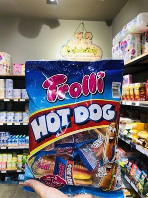 Kẹo dẻo Hot Dog Trolli bịch 150g