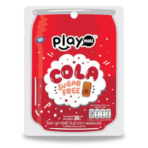 Kẹo dẻo hương cola Play More gói 36g