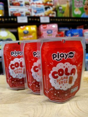 Kẹo dẻo hương cola Play More gói 36g