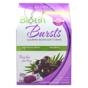 Kẹo dẻo kích thích mọc tóc, giảm rụng tóc Neocell Biotin Bursts