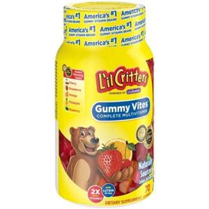 Kẹo dẻo L’il Critters Gummy Vites Mỹ – 70 viên (Từ 2 tuổi trở lên)