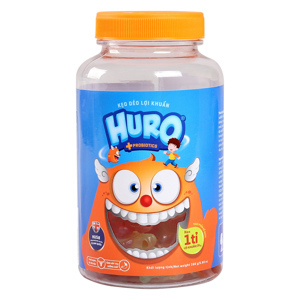 Kẹo dẻo lợi khuẩn Huro 168g