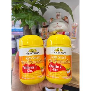 Kẹo Dẻo Nature's Way Kids Smart Vita Gummies Vitamin C Plus Zinc - 60 Viên