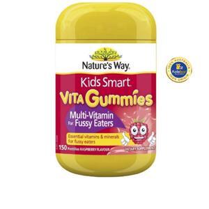 Kẹo dẻo nhai Kids Smart Vita Gummies Multi Vitamin for Fussy Eaters 60 viên - bổ sung vitamin cho trẻ biếng ăn