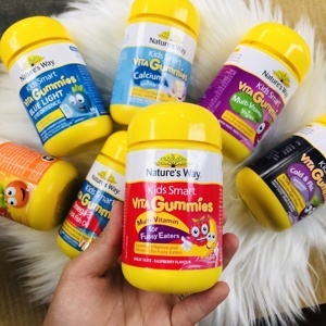 Kẹo dẻo nhai Kids Smart Vita Gummies Multi Vitamin for Fussy Eaters 60 viên - bổ sung vitamin cho trẻ biếng ăn