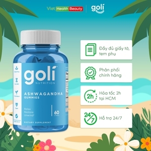 Kẹo dẻo nhân sâm Goli Ashwagandha Gummies 60 viên