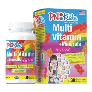 Kẹo dẻo PN Kids vitamin  Multi Vitamin Girl 30 viên