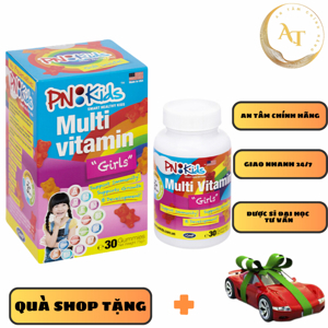 Kẹo dẻo PN Kids vitamin  Multi Vitamin Girl 30 viên